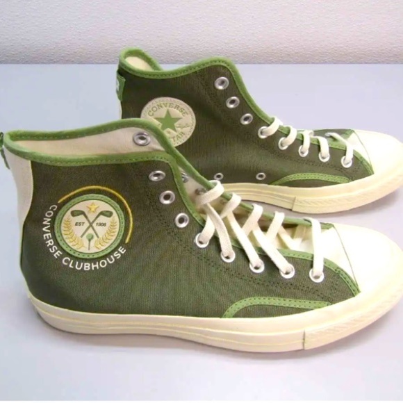 Converse NWOT Chuck 70 HI Green Womens US10.5 Men’s 8.5 Casual - Picture 1 of 7